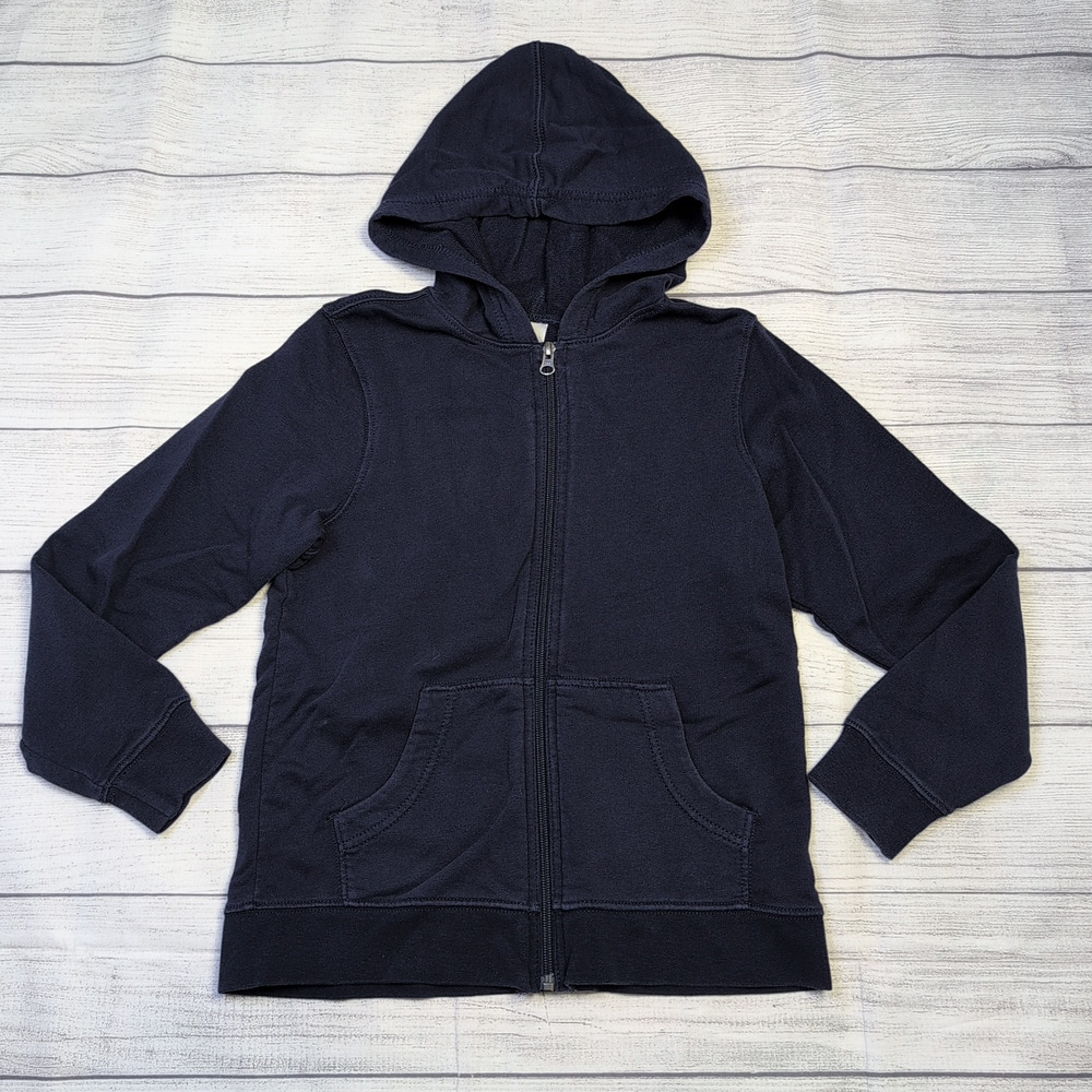10 Hanna Andersson Navy Zip Hoodie